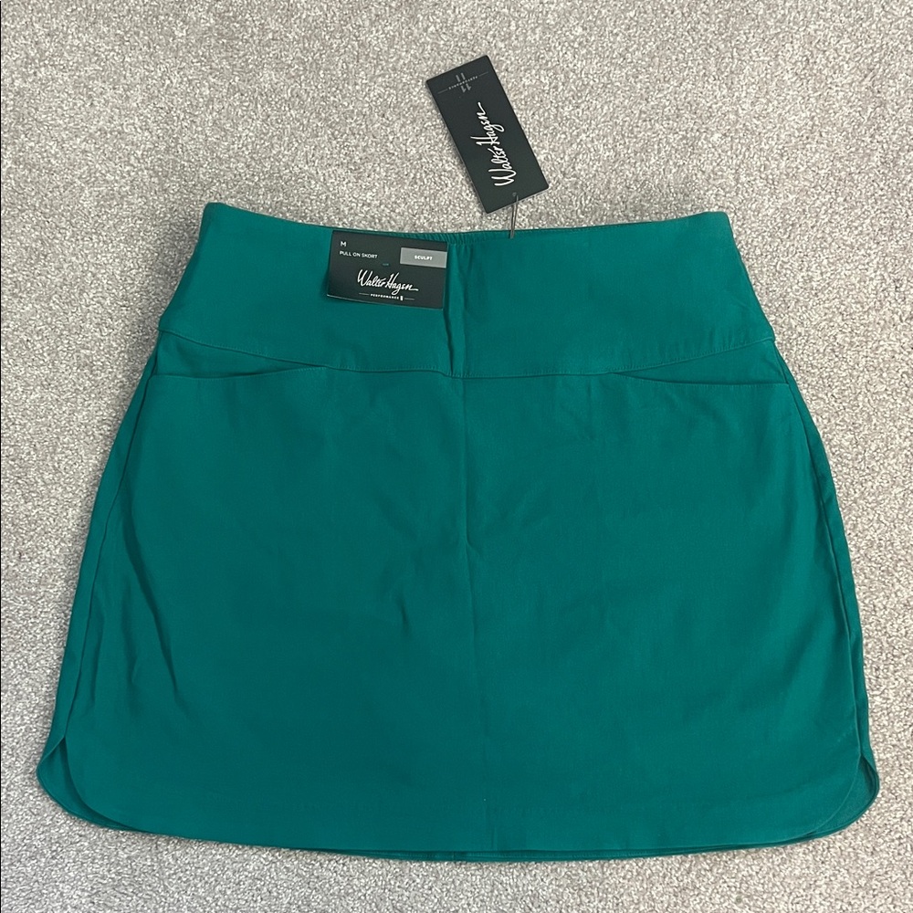 Walter Hagen Green Teal Mini Golf Tennis Skirt